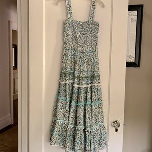 Zara light blue/green sundress - xs